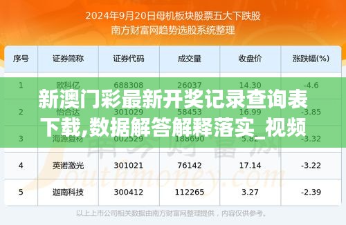新澳开门奖